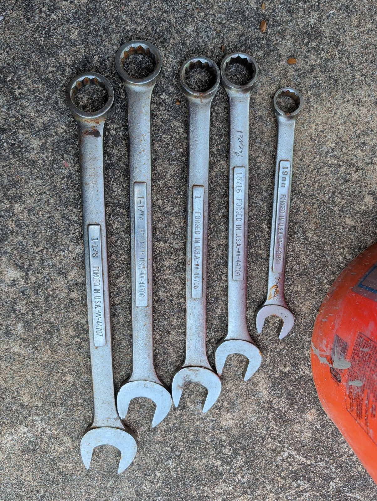 Craftsman USA 4-pc Large SAE 15/16-1 1/8″» VV 12-pt Combination Wrench Set