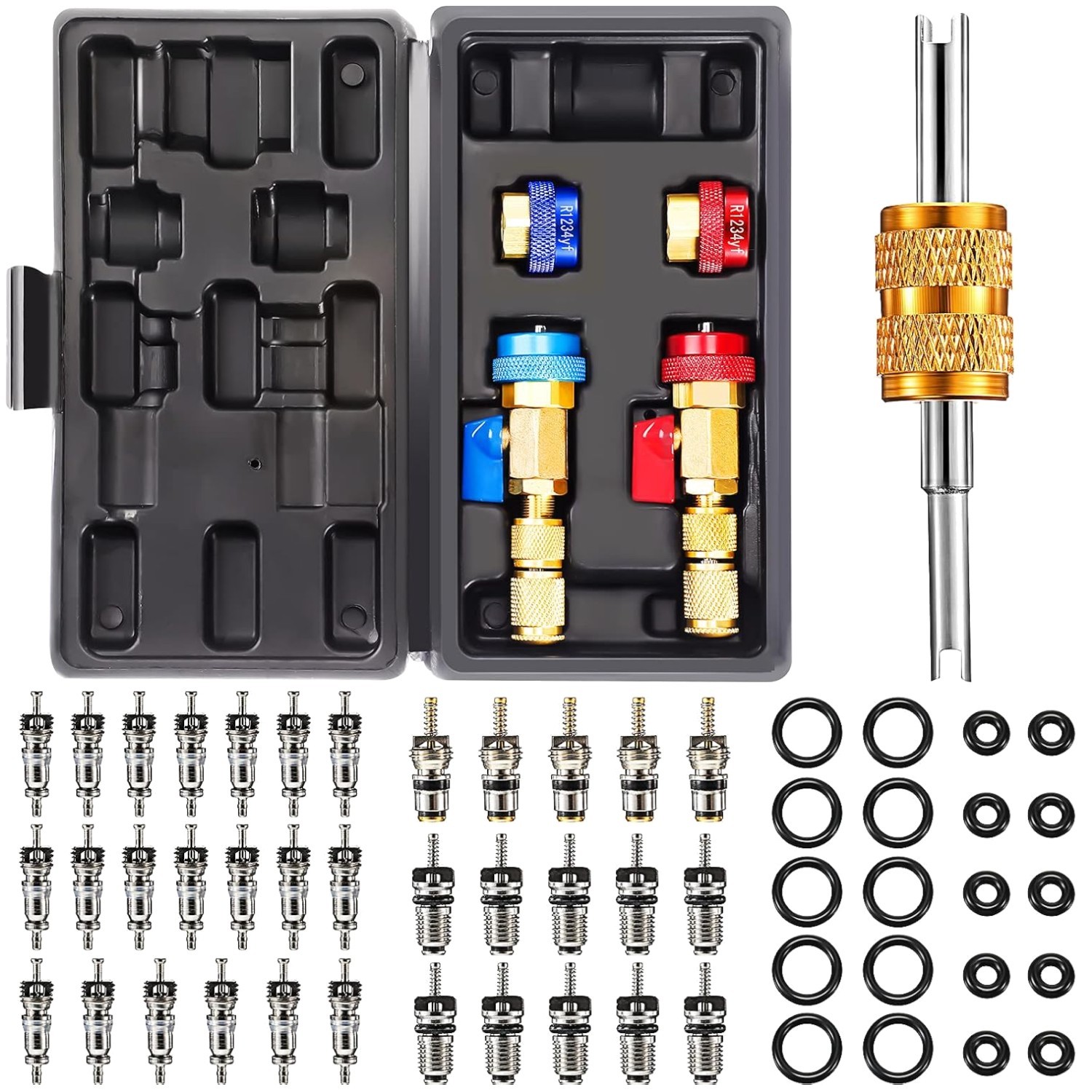 35-Piece Air Condition Valve Core Set for Refrigeration