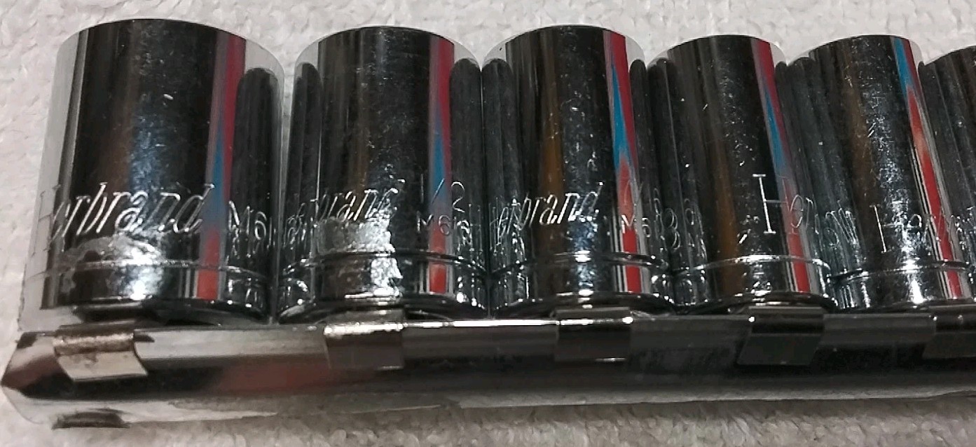 HERBRAND 12PC 1/4″ DRIVE SOCKET SET 6PT SAE USA 🇺🇸