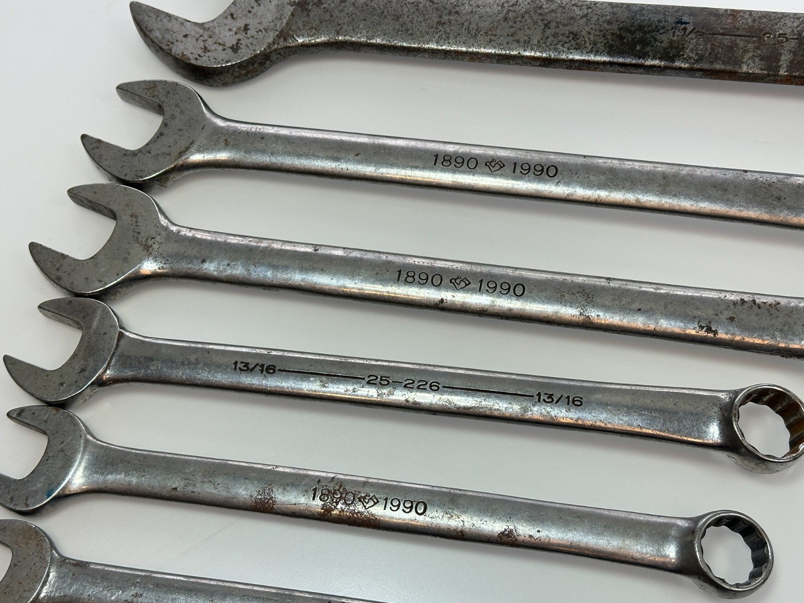 🇺🇸Armstrong Tools USA 16pc Mixed Wrench Lot Including 1-1/2 & 32mm Large Sizes