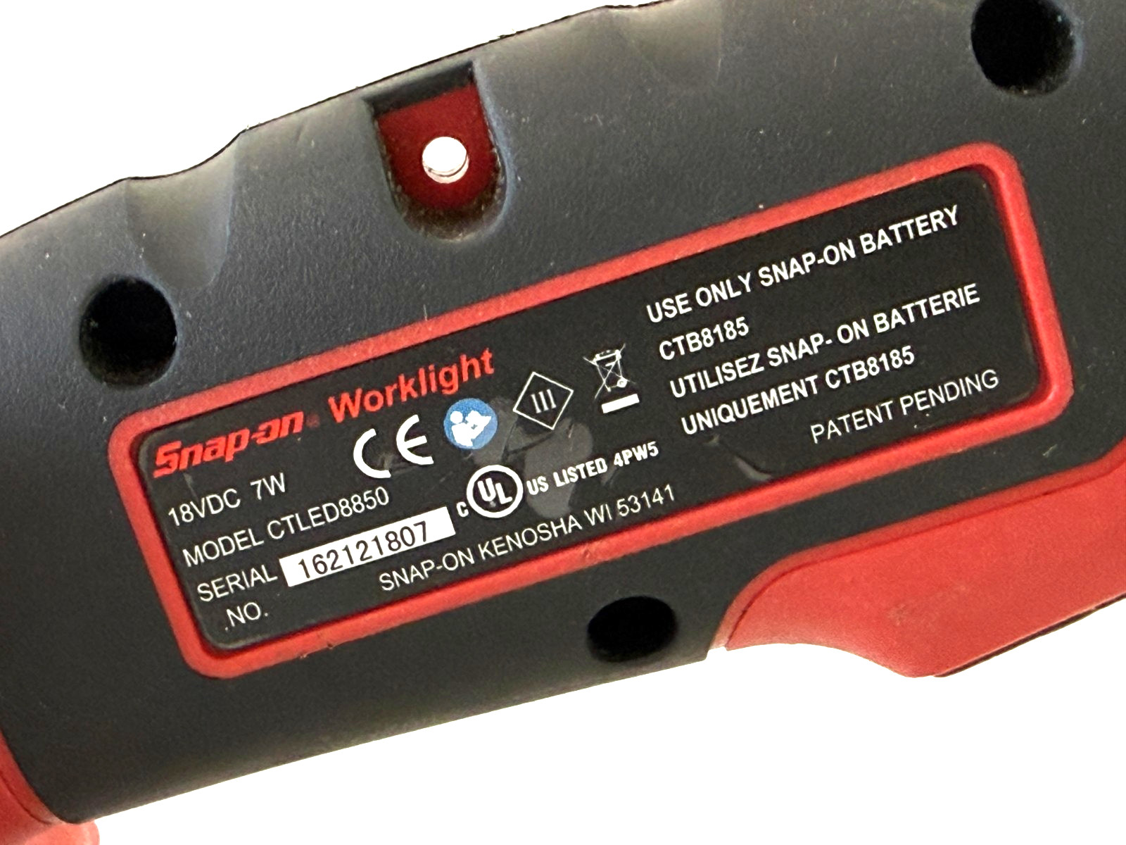 Snap on 11″ long 18V LED Work light Flash light TOOL ONLY 18 Volt CTLED8850