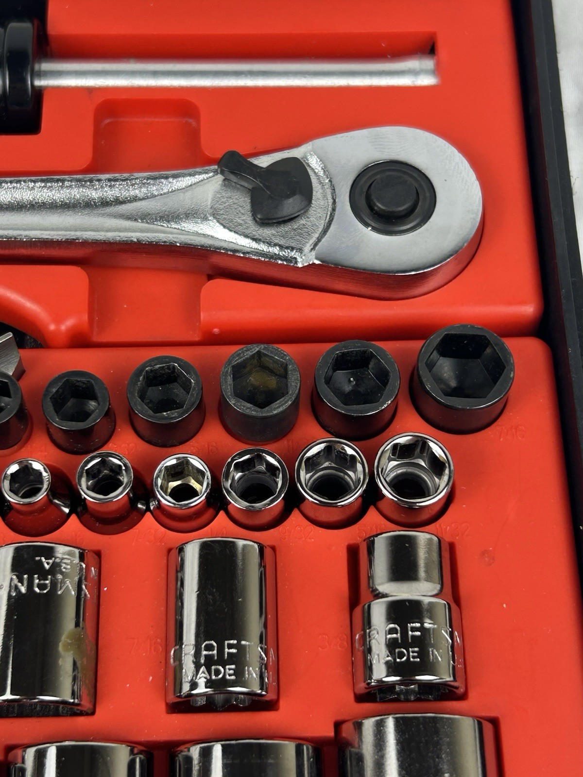MINT RARE SEARS Craftsman 60pc Mechanics Tool Set 34060 SAE & Metric USA READ!