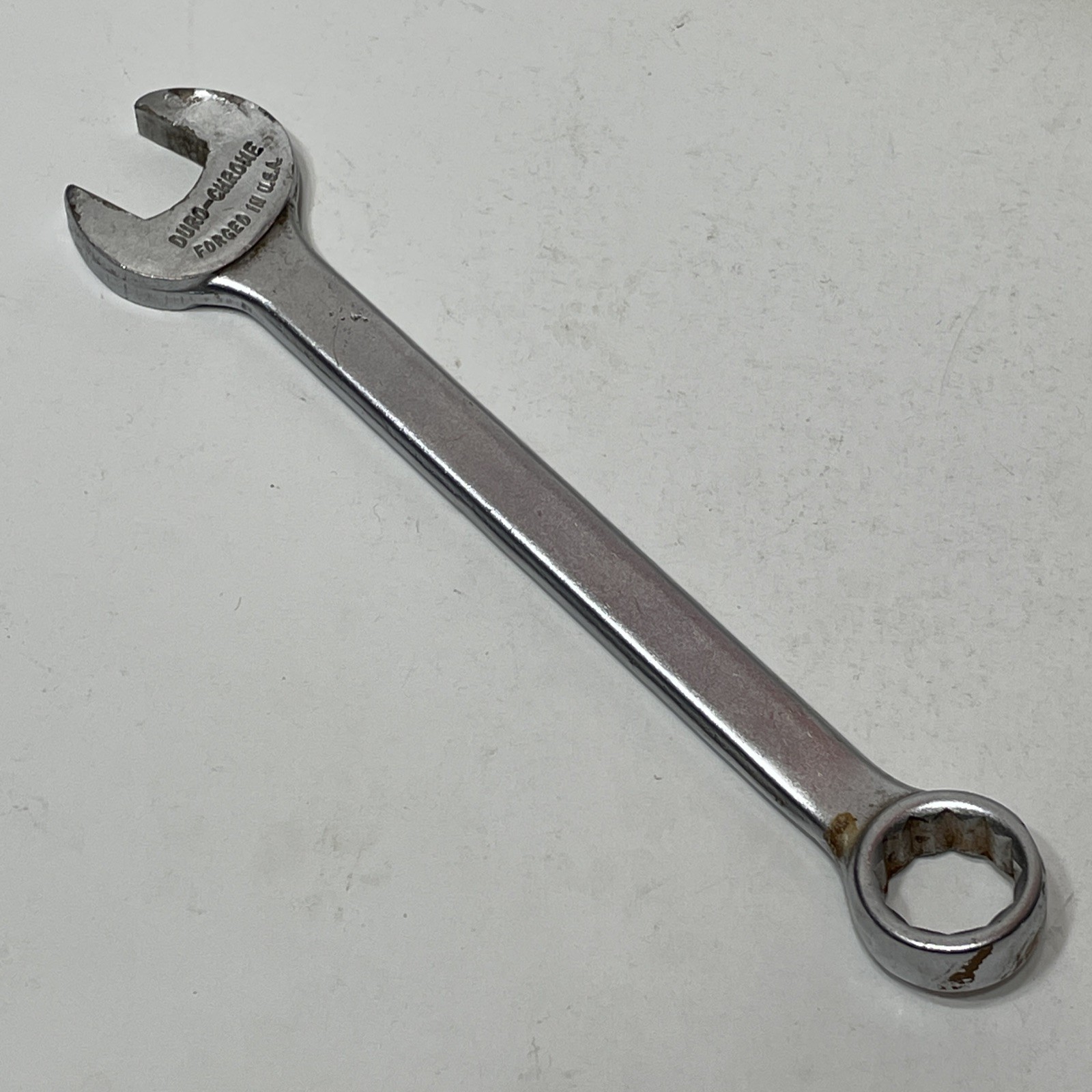 Duro-Chrome 2235S 5/8″ Wrench Combination SAE VTG USA Satin Forged Box Open End