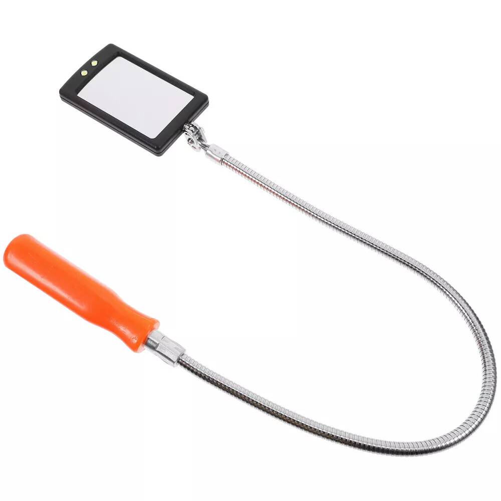 Flexible LED Inspection Mirror for Under Vehicle Repair, Telescopic & Rotating