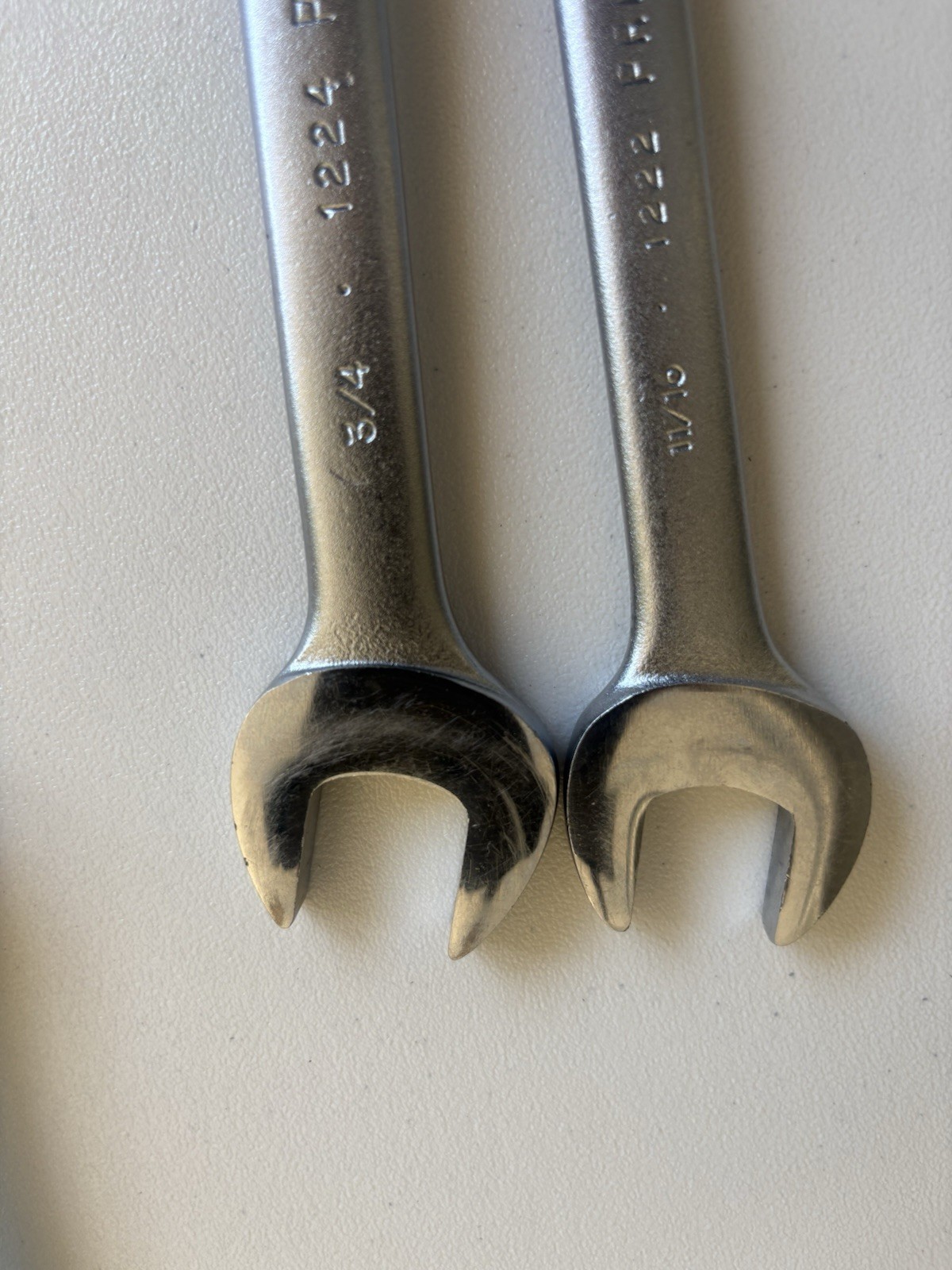 Vintage Proto Professional 7pc Combination Wrench Set 1214-1228 12pt USA Made