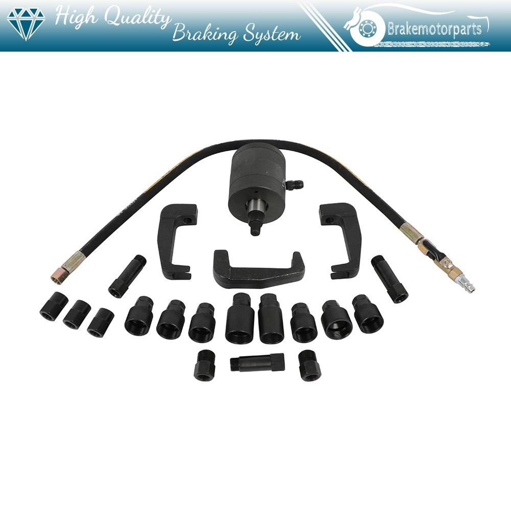 24Pcs Pneumatic Puller Set Extractor Tool Kit For Diesel Injectors Removal