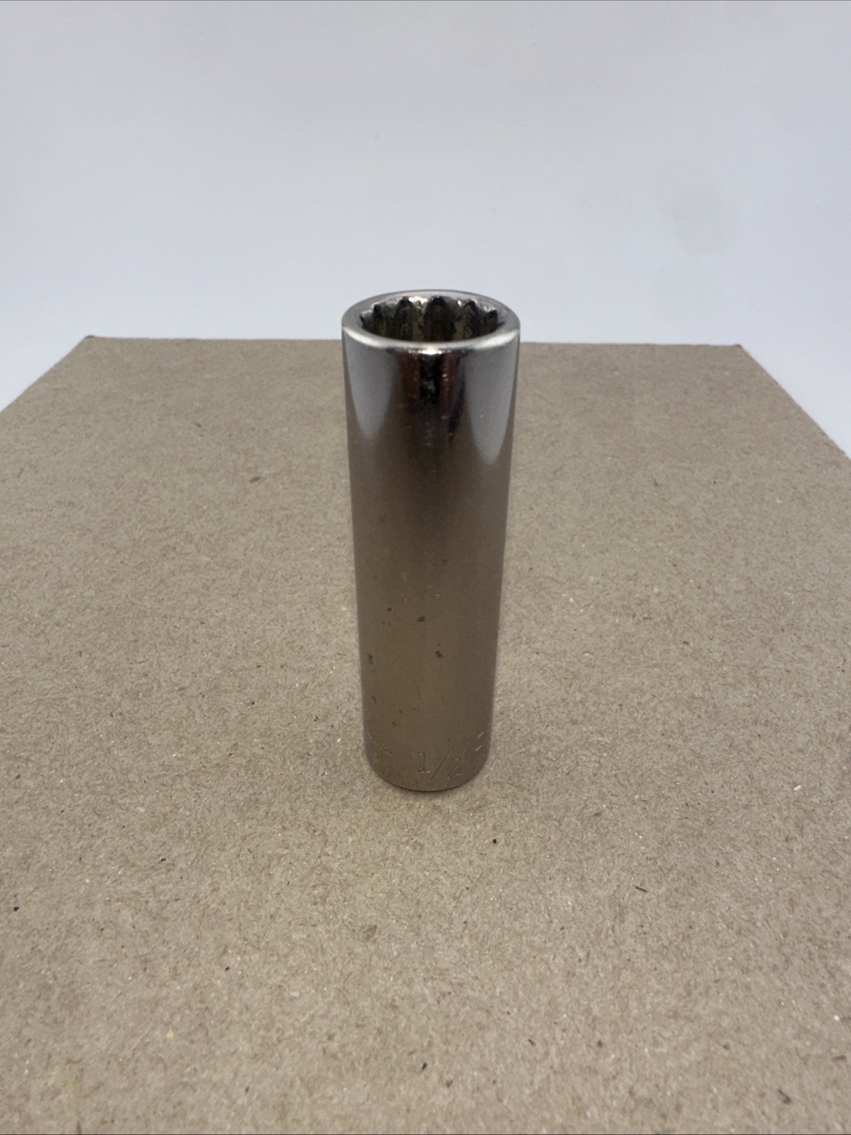 Craftsman 1/2 in. X 3/8 in. drive SAE 12 Point Deep Socket. USED. 0649
