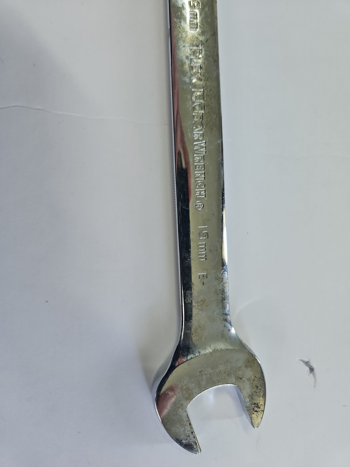 Gearwrench Tools 19mm Metric Flex Head Ratcheting Combination Wrench 12 Point