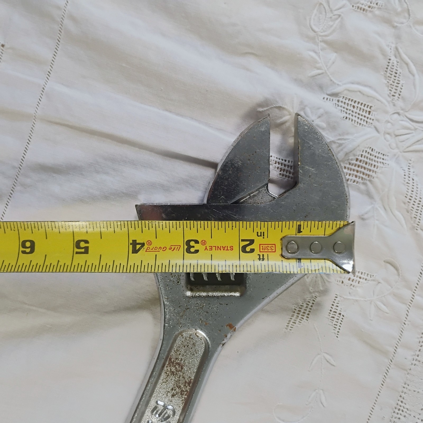 Sears 30877 15″ Inch Big Adjustable Crescent Wrench Chrome Alloy Made In Japan