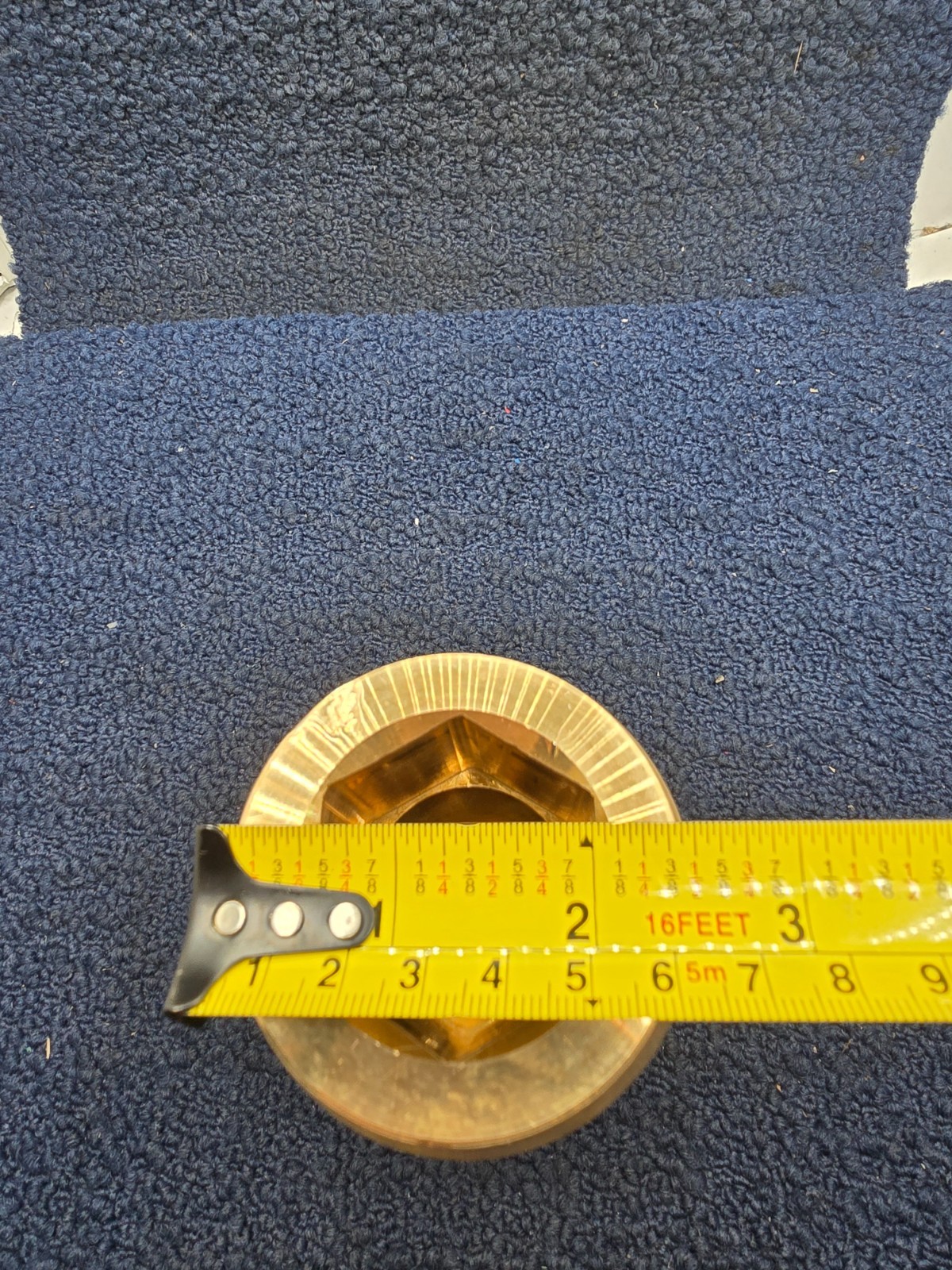 Aldon Square Drive 6 Point Bronze Tank Car Socket 1-7/16″