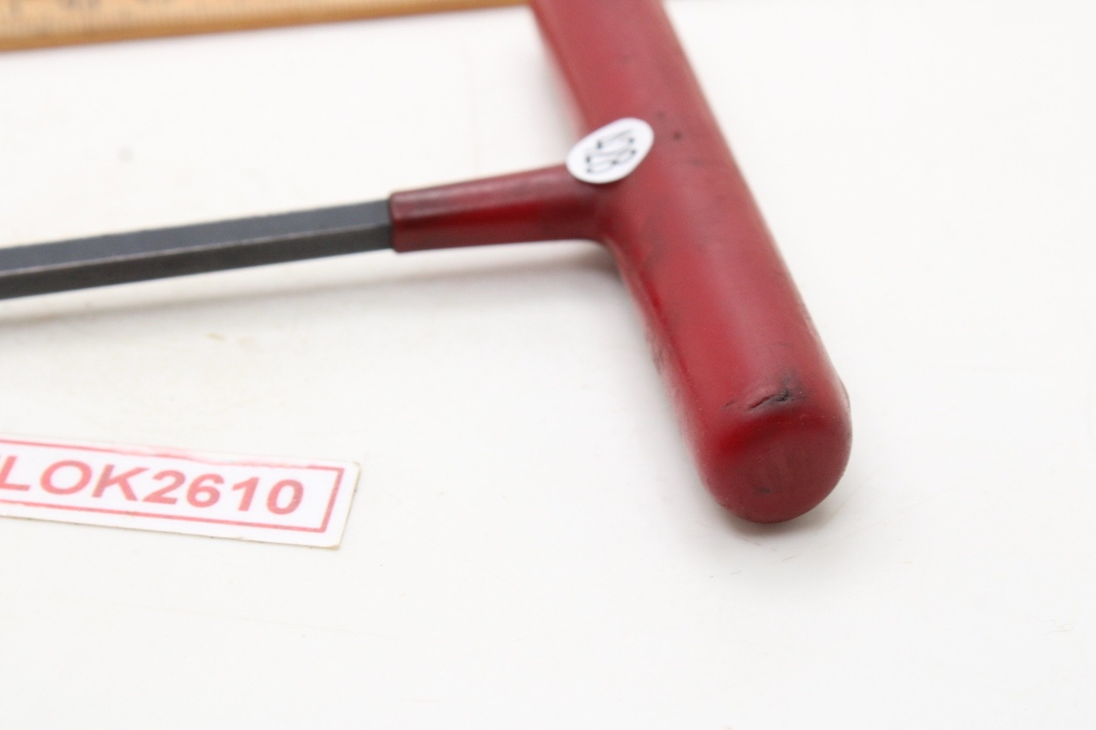 Unbranded 6mm 6 Point Metric Red Rubber Handle Hex Allen Key T Handle USA
