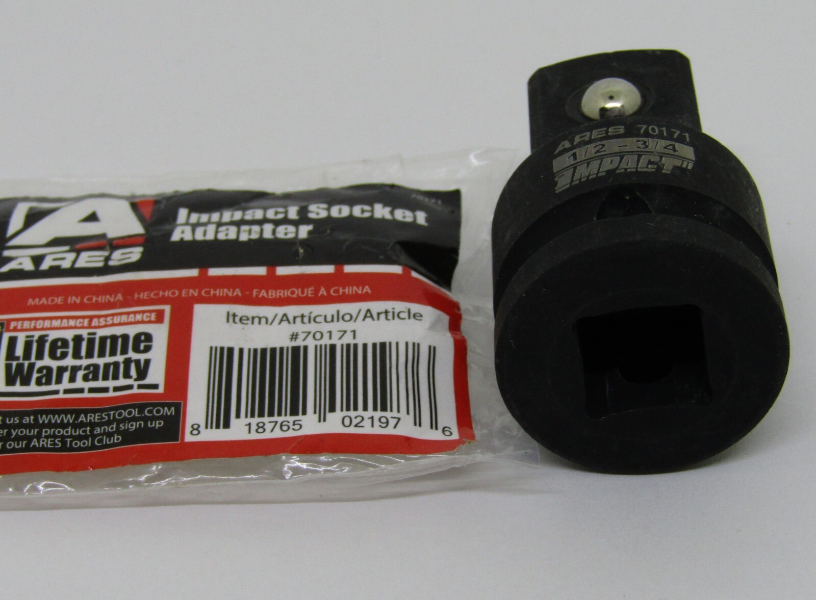 Ares 1/2″ to 3/4″ Impact Socket Adapter No. 70171 New