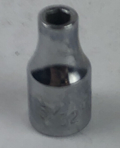 Craftsman 5/32″ 6 Point 1/4″ Drive Shallow Socket V 43481 Made In USA
