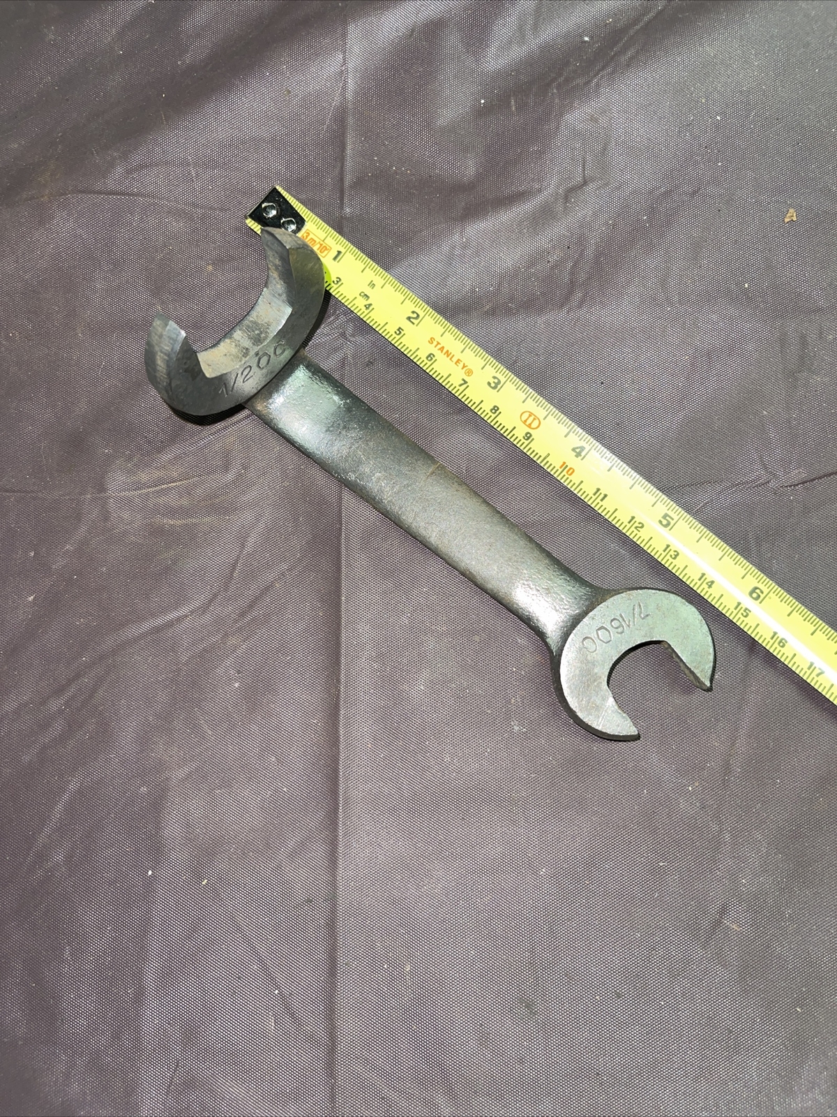 The Billings & Spencer Co USA 1120 7/16in X 1/2in Open End Wrench OC Vintage