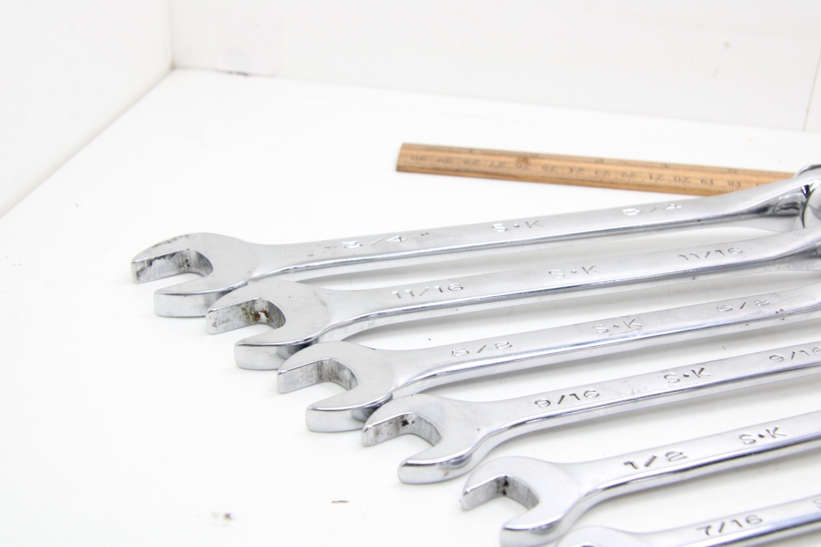 SK Tools 88812-88824 3/8 – 3/4 12 Point Flex Head Superkrome Socket Wrench Set