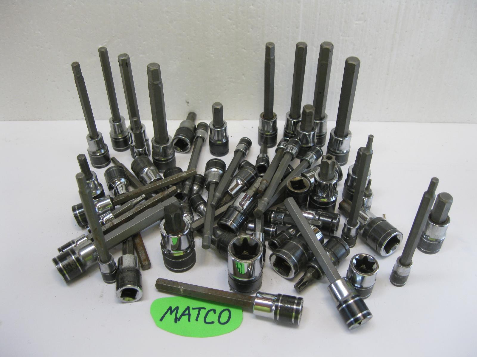 Matco Silver Eagle tools sockets sold each TORX INVERTED HEX sae metric