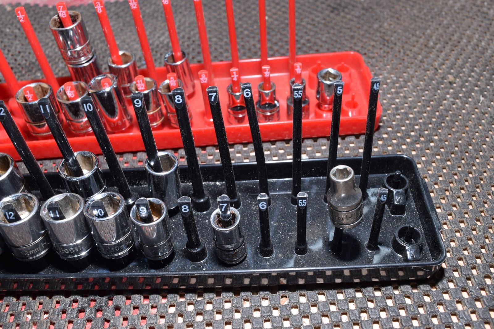 😳LARGE LOT 15LBS🫡 107 Pcs Sockets SAE Metric Drive 6 Point 12 Point Husky 5233