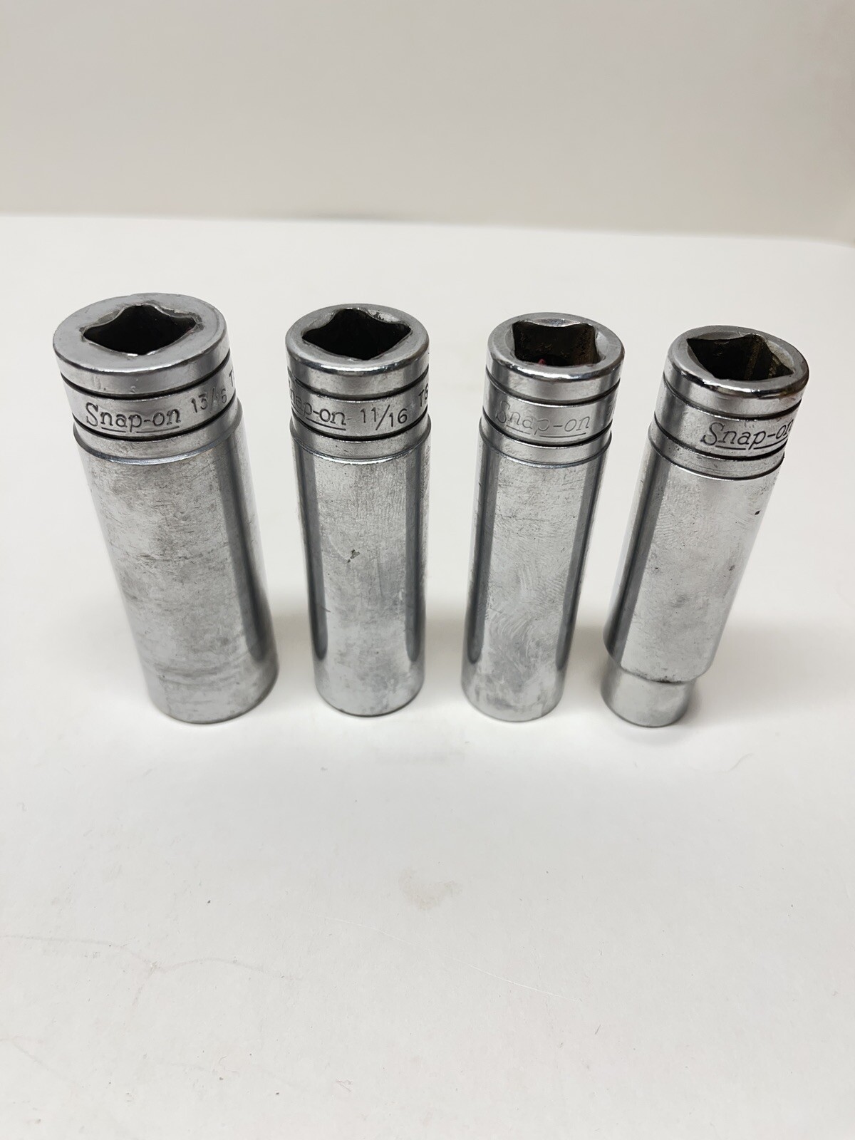 SNAP ON 1/2”Dr. 6PT Deep Chrome Socket Set TS 261, TS221, TS201, TS161