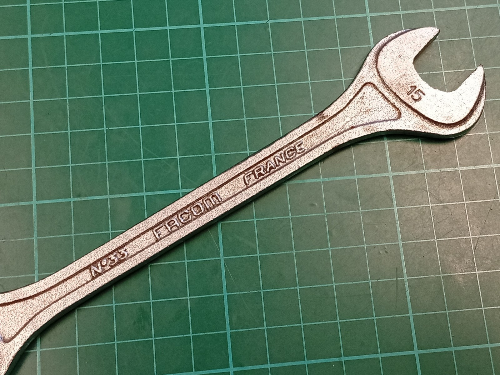 Facom No33, 13mm x 15mm, Vanachrome Scientific, Open Ended Spanner, France