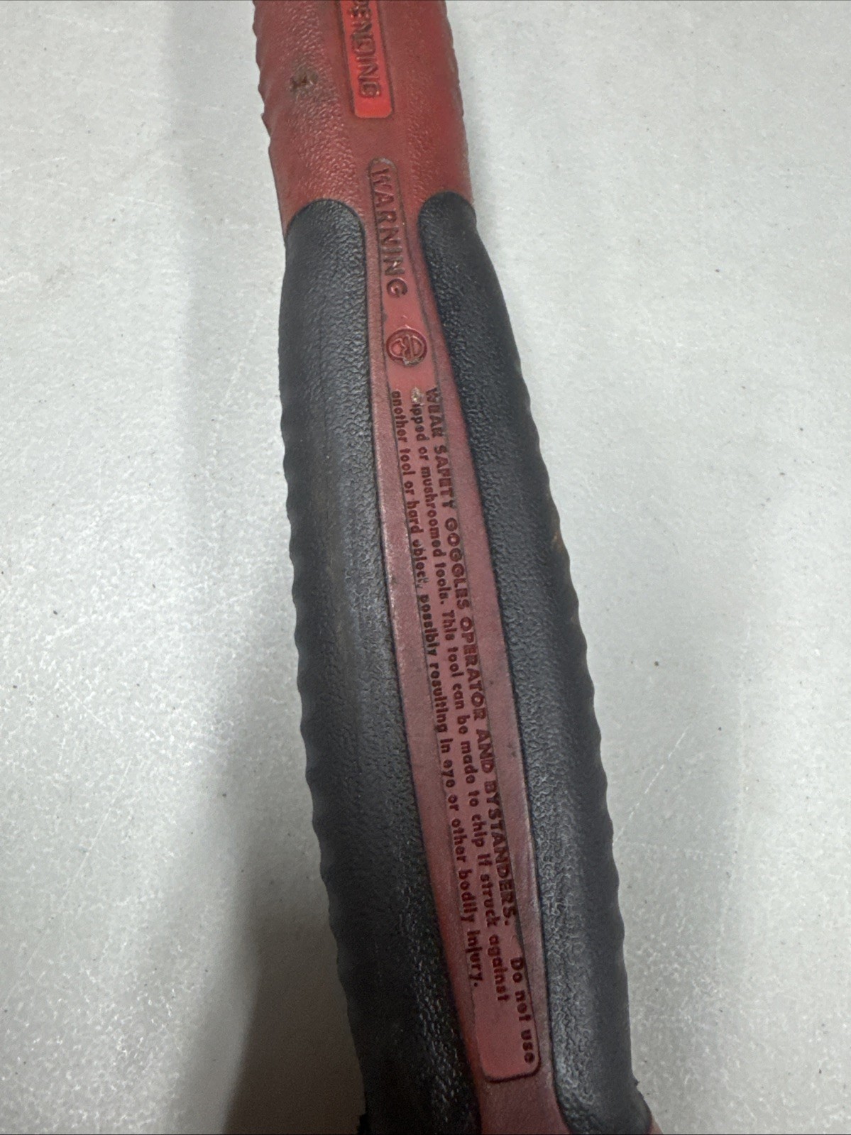 Snap On Tools 24oz. Ounce Ball Peen Dead Blow Hammer Red HBBD24 Made in USA