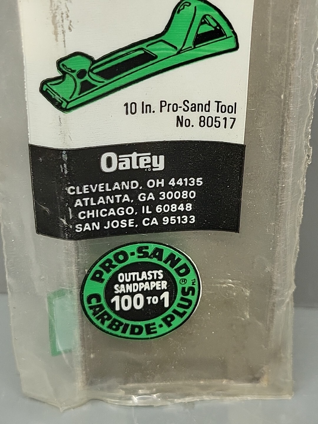 Oatey 10″ Carbide Abrasive Blade 80 Grit Fits Stanley 295 296 285 21-430 21-431