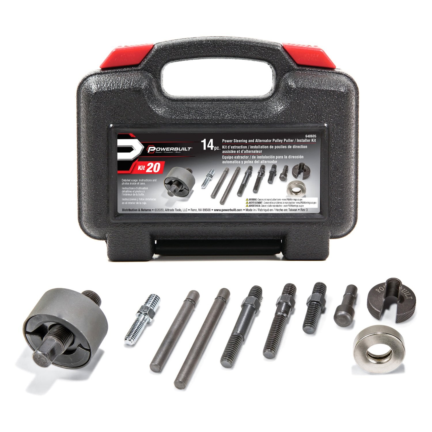 Powerbuilt 14-Pc Pulley Remover & Installer Kit