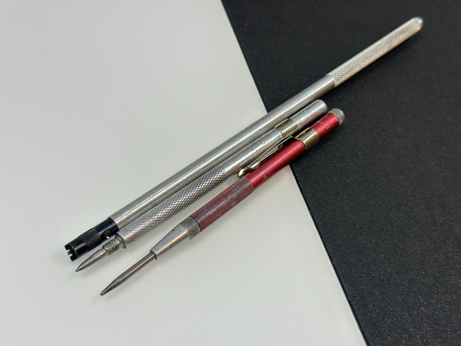 Blue-Point Tools 3pc PTS5 Hand Scriber, SS9A Screw Starter, YA805A Center Punch