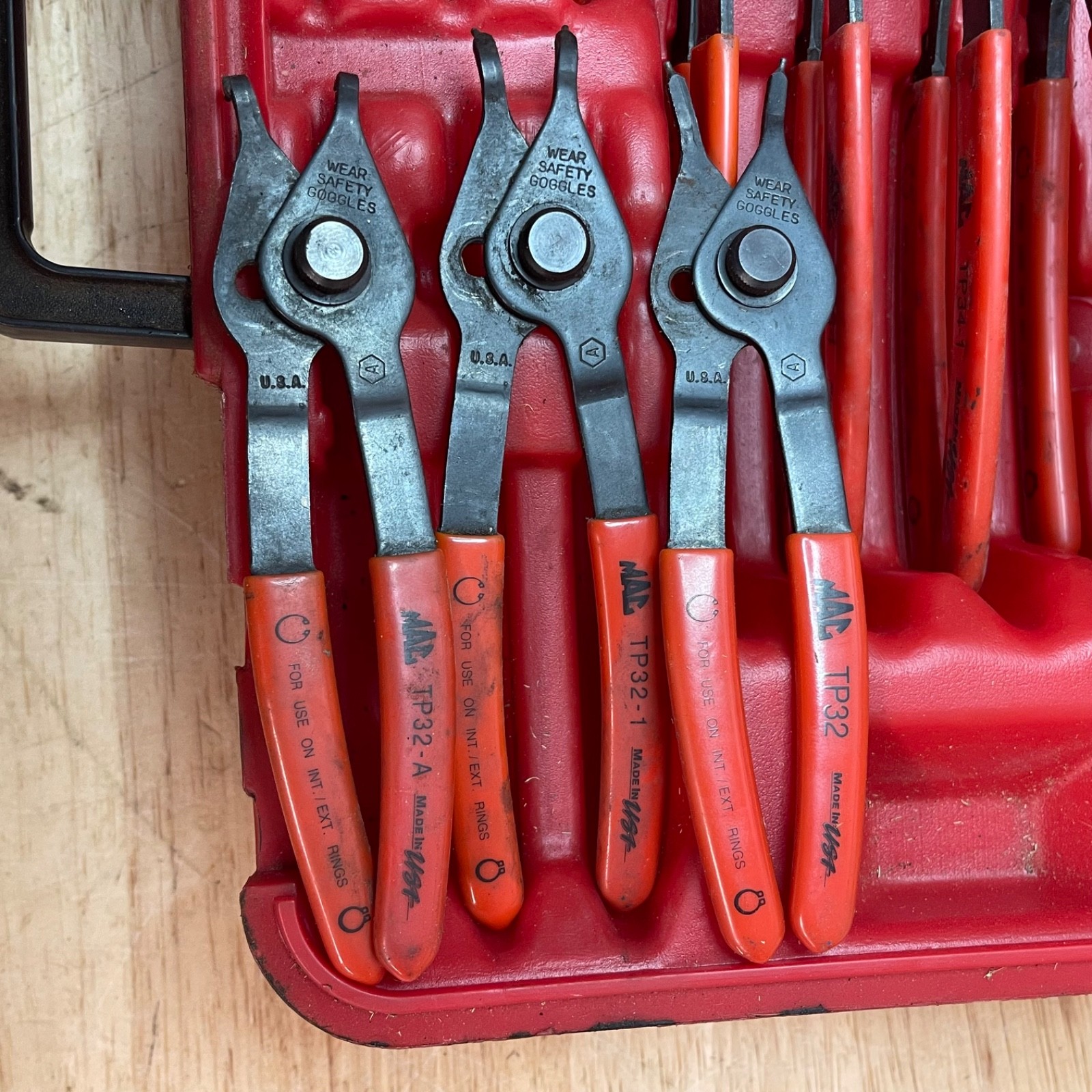 MAC Tools PK250 Retaining Ring Plier Set Convertibles, Retaining Clip plier set