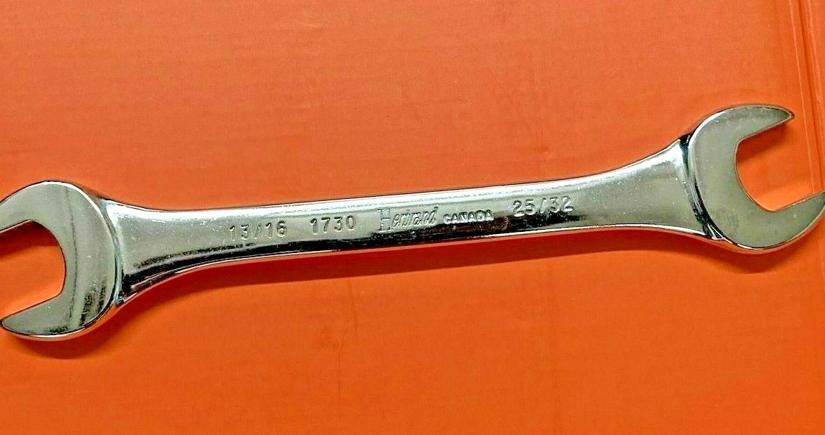 Vintage Herbrand 1730 13/16 x 25/32 Open End Wrench *Made in Canada*