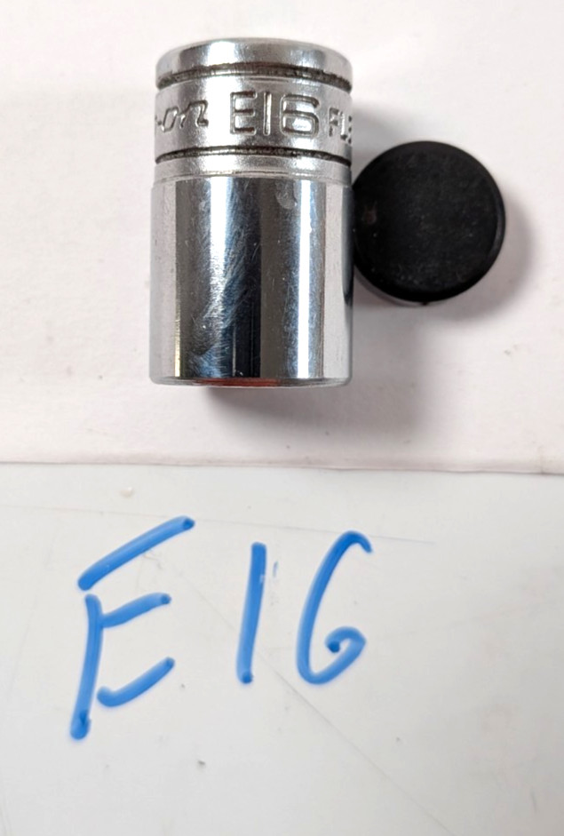Snap-on Tools 3/8″ Drive E16 Inverted TORX Chrome Socket FLE160 wb7bblk