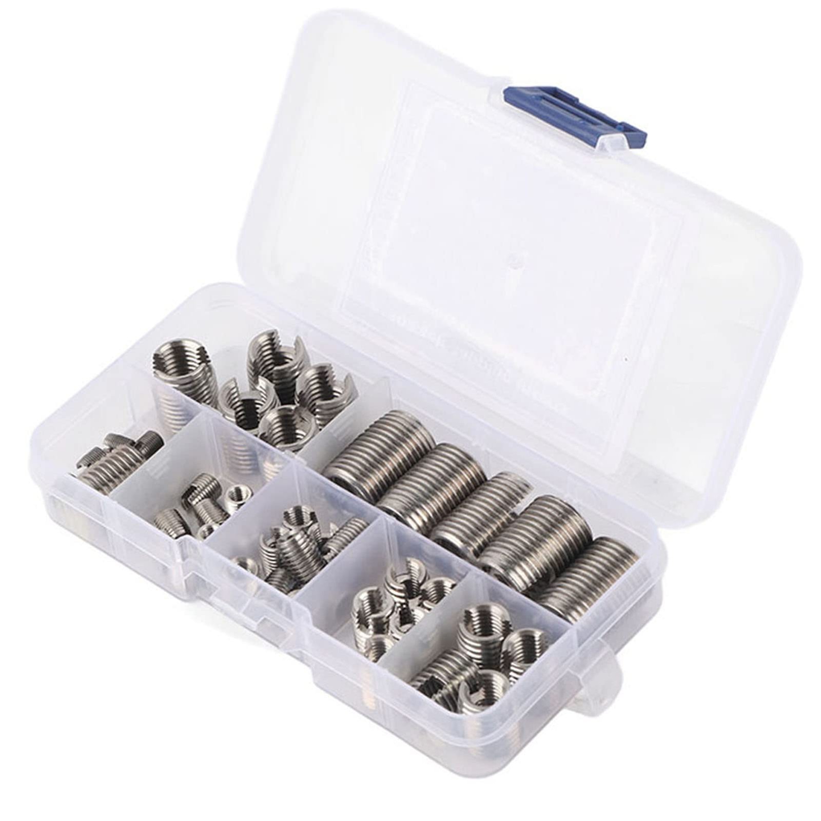 50 PCS Inner Thread Self Tapping Inserts Set Stainless Steel Repair Tool