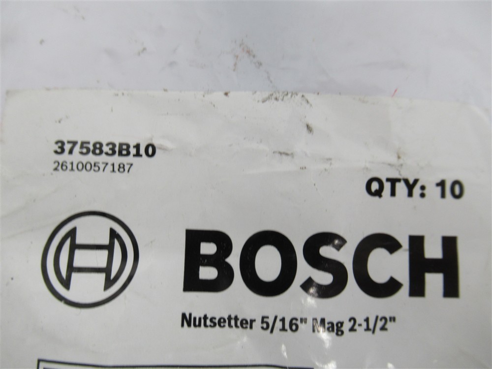 Bosch 37583B10 , 5/16″ Magnetic Nutsetter , 2-1/2″ OAL , (PK 10)