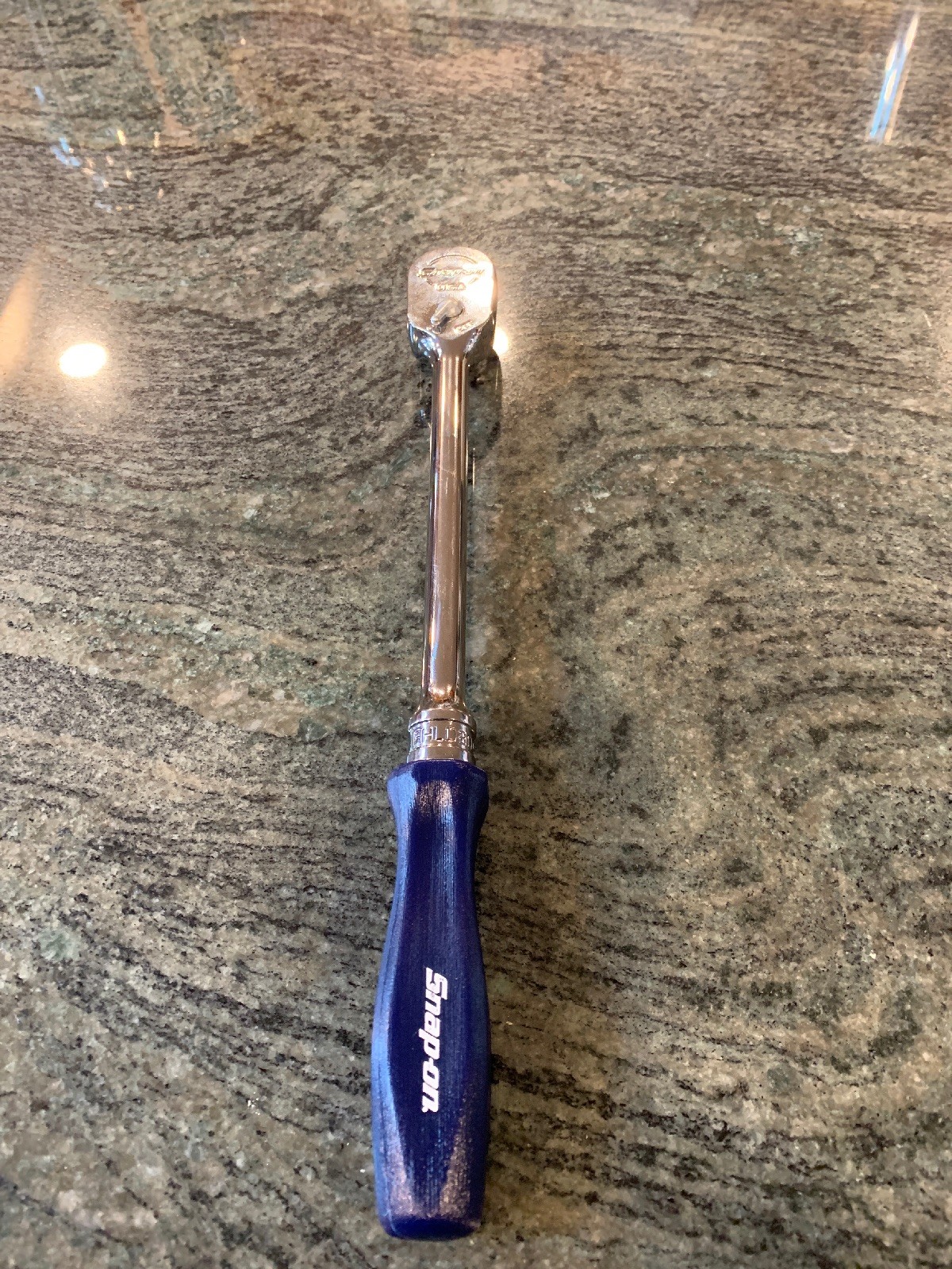 Snap On fhld80 3/8 drive blue long hard handle ratchet new