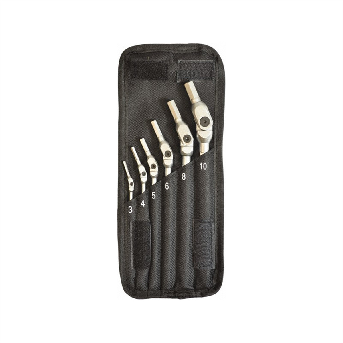 Bondhus 10 6 Piece Chrome Hex Pro Pivot Head Hex Wrench Set – Metric