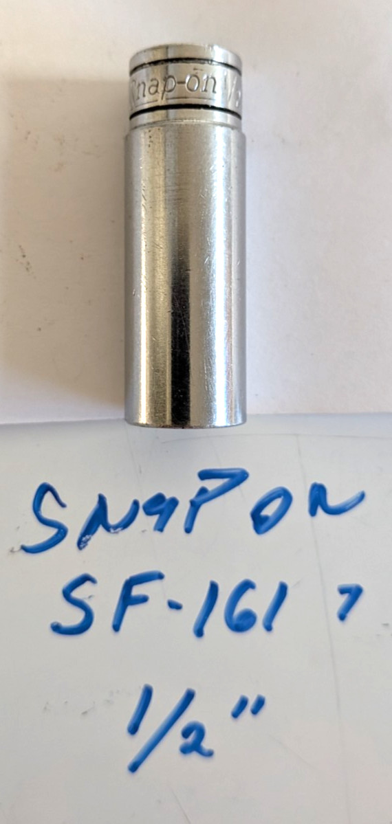 Snap-on 1/2 Inch Deep SF-161 Socket 3/8 Drive w8a2gy