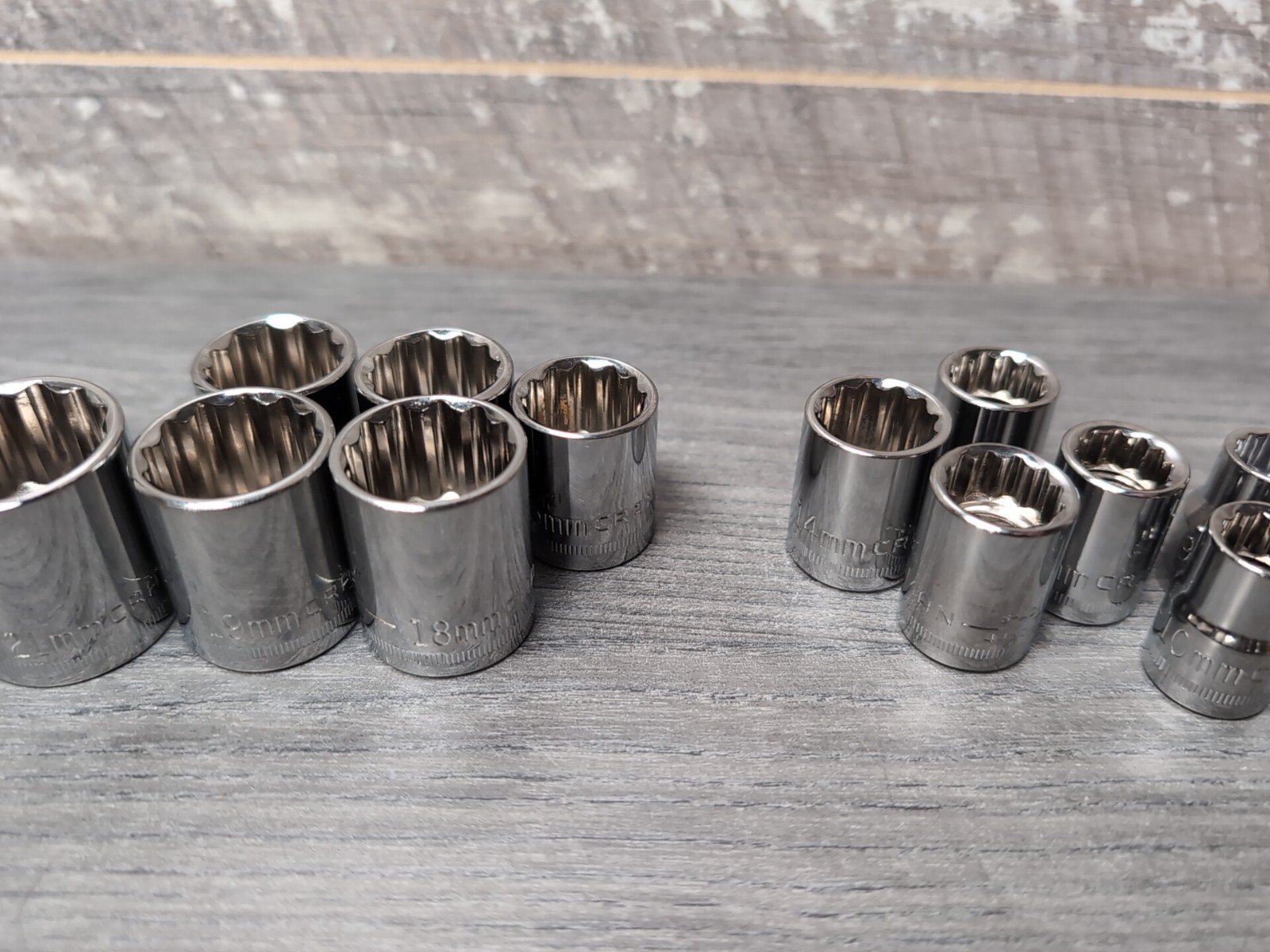 Craftsman Socket Set 25pcs 3/8″ Drive SAE & MM. 21-6MM 13/16-1/4 AC-AD 12PT