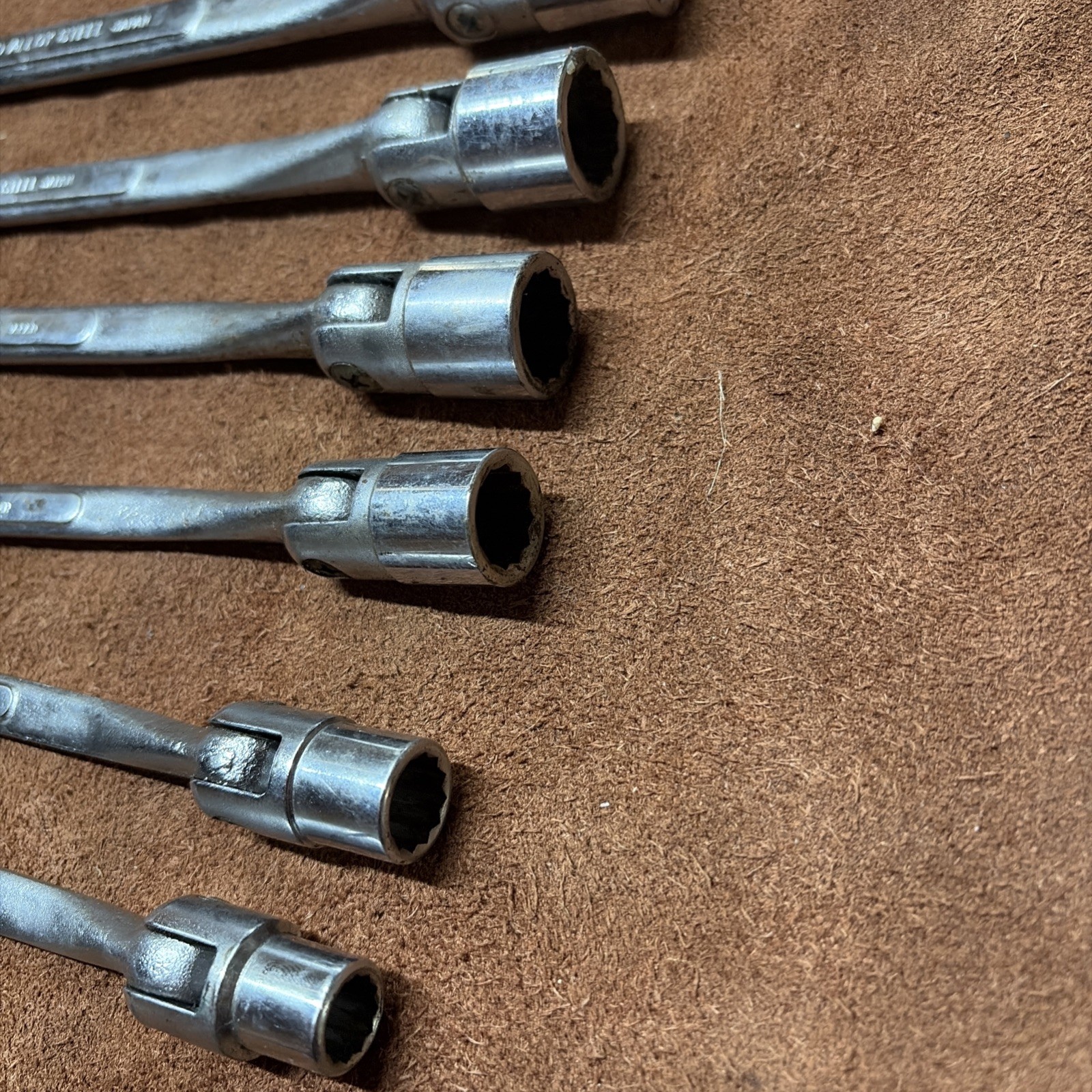 Allenite 3/8″ to 3/4″ SAE 12 PT Saltus Flex Combo Wrench Socket Set Rare Japan