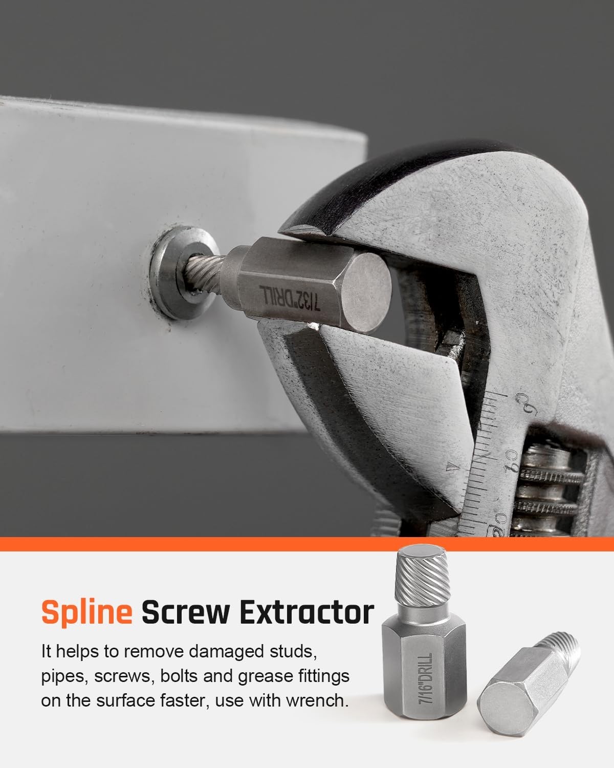 Bolt Extractor Kit, 39 Pieces Easy Out Screw Extractor Set, Left Hand Drill B…