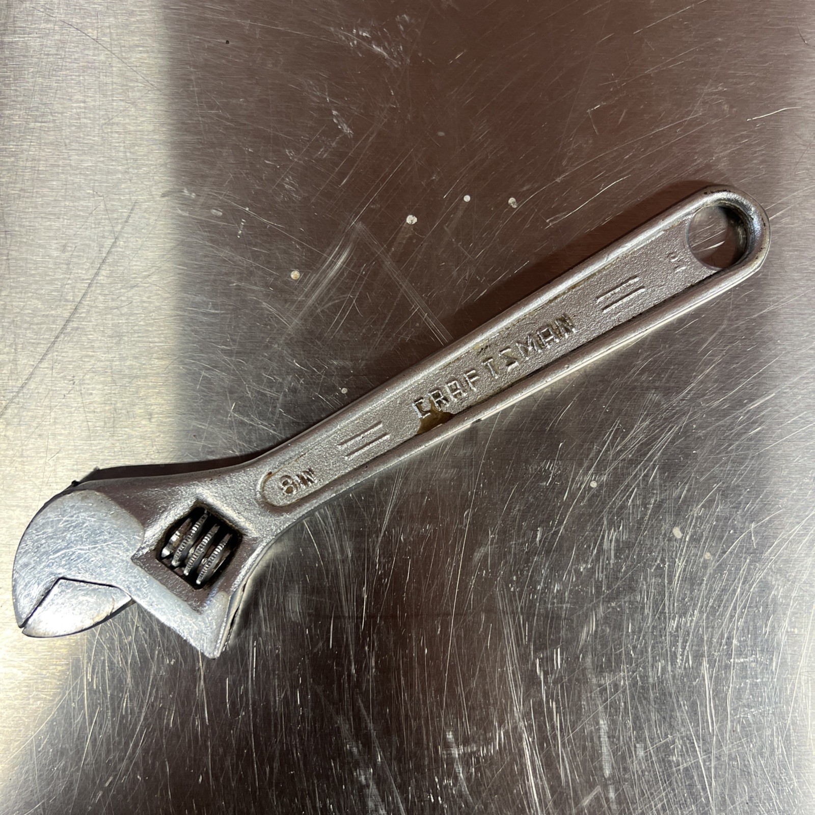 Craftsman 8” Adjustable Crescent Wrench Forged in U.S.A