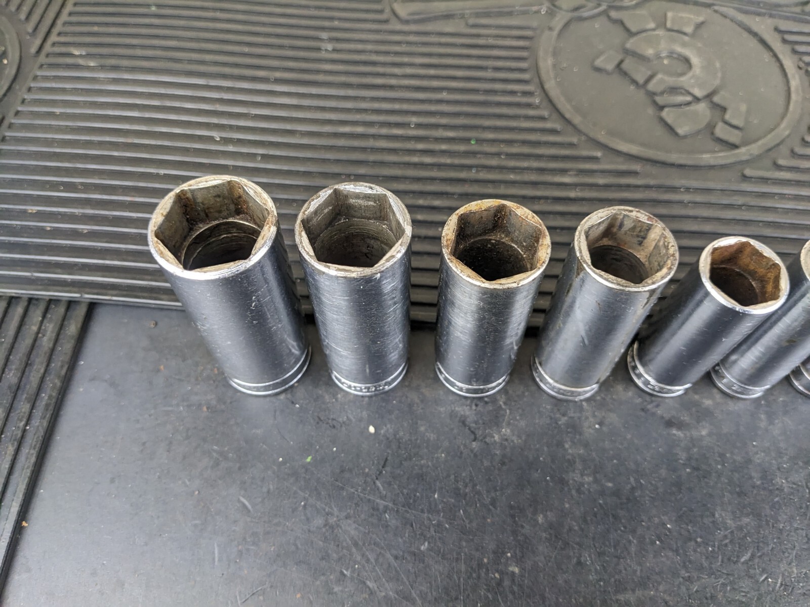 #bg232 Snap on Tools 211SFSY 3/8″ Drive Deep Chrome Socket Set Socket Set