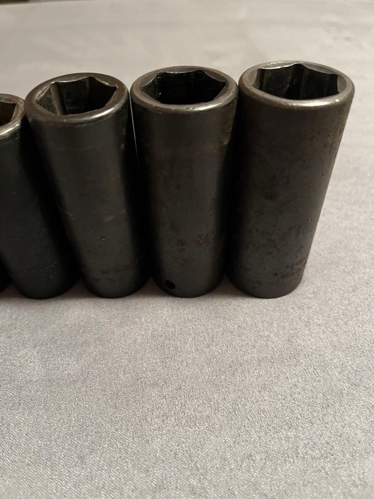 Snap-on 9 Pc 1/2″ Dr SAE Deep Impact Socket Set 1/2″ – 1″ 6Pt 309SIMYA