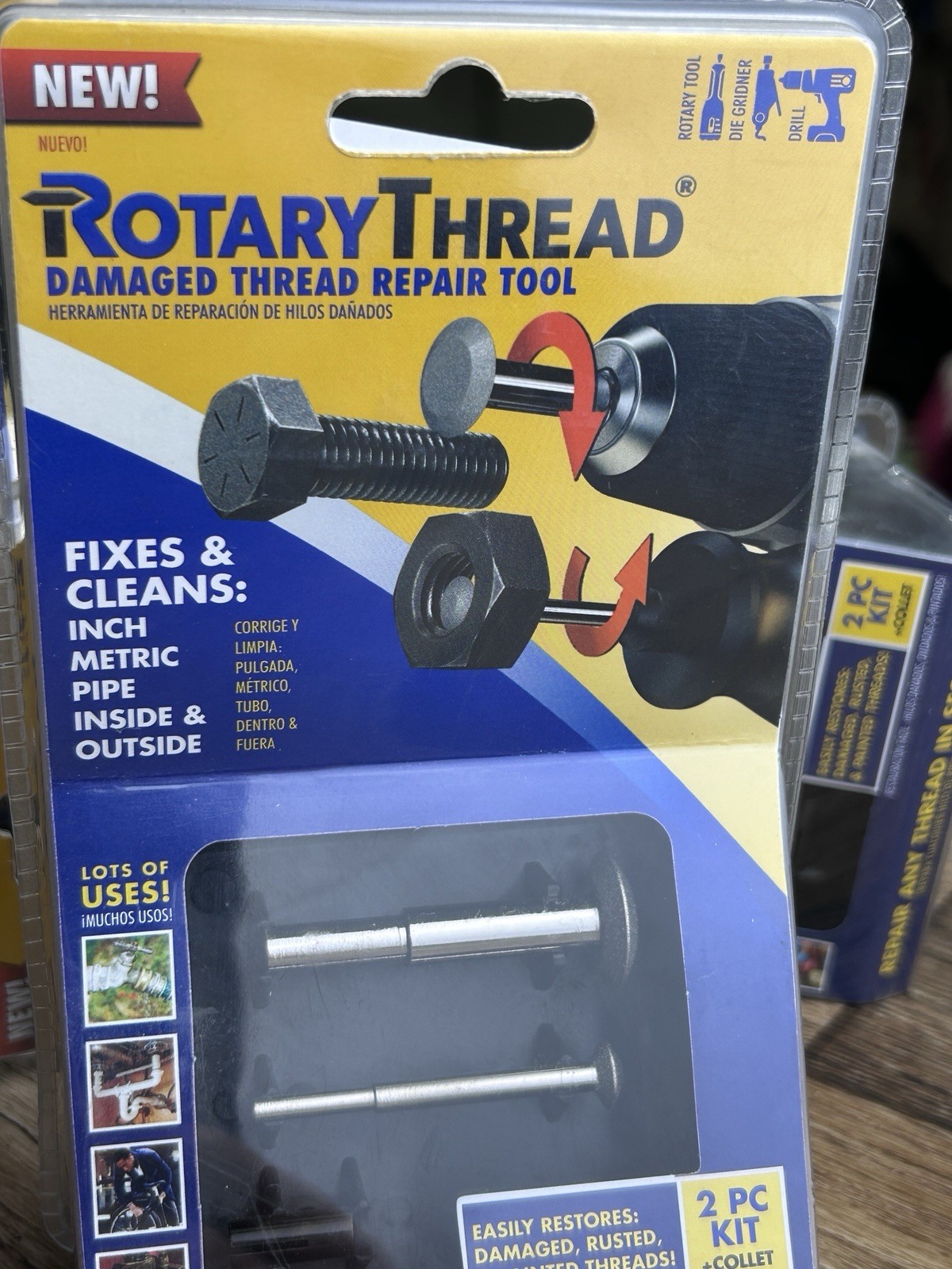 ROTARY THREAD DAMAGED THREAD REPAIR TOOL