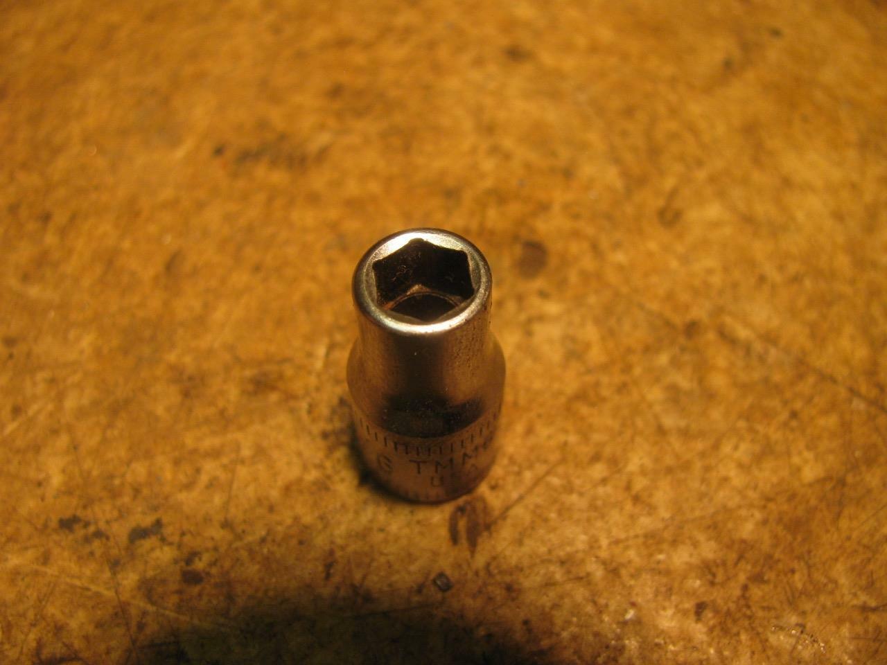Snap On TMM6 6mm Metric Shallow Socket 1/4″ Drive