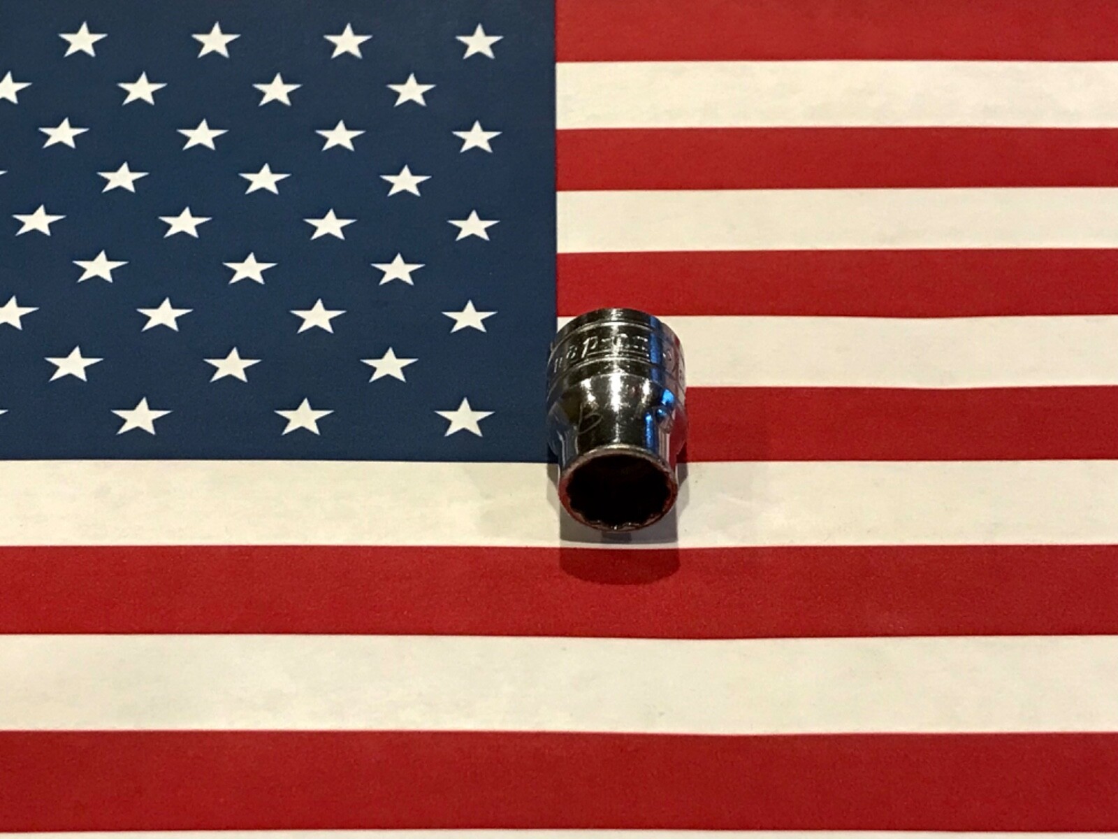 1958 Vintage Snap-on 3/8″ Shallow Socket, 12 Point, 3/8″ Drive, F 121 USA 🇺🇸