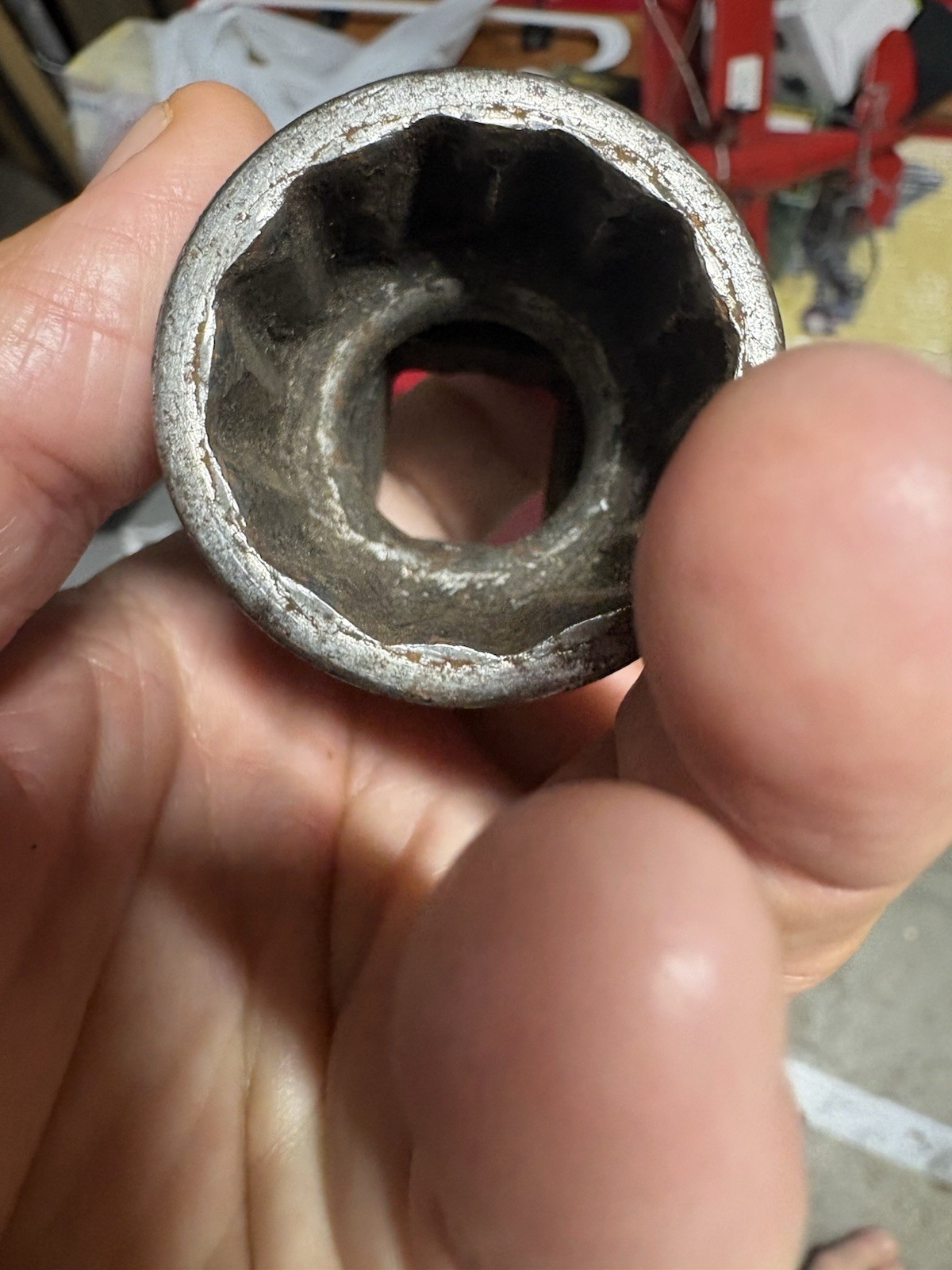 Snap-on 3/4″ Drive1-1/8″ 12PT SAE Socket LDH362, Used & Worn. (17)