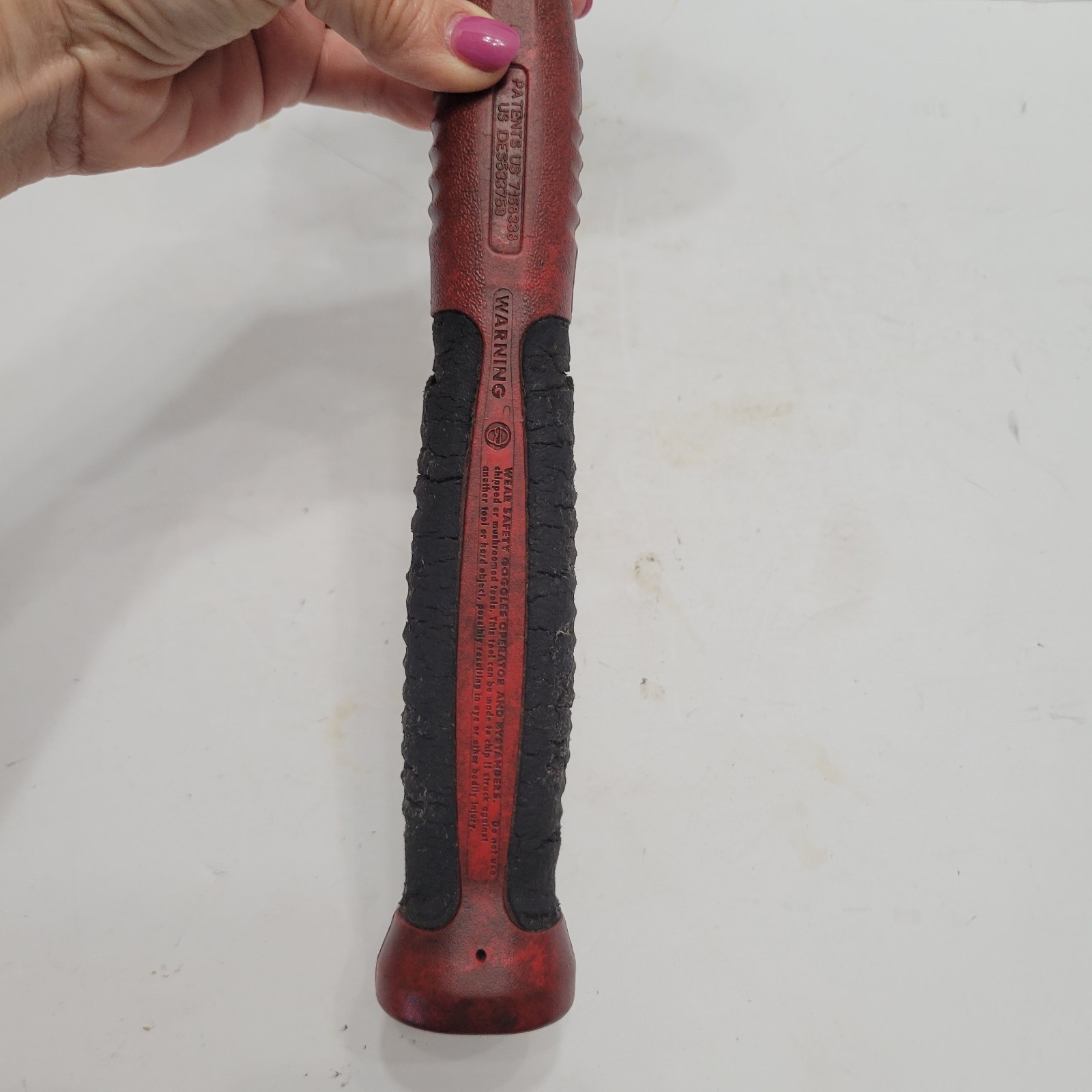 Snap-On Tools HBBD32 Red Ball Peen Dead Blow Hammer 32 Ounce. USA