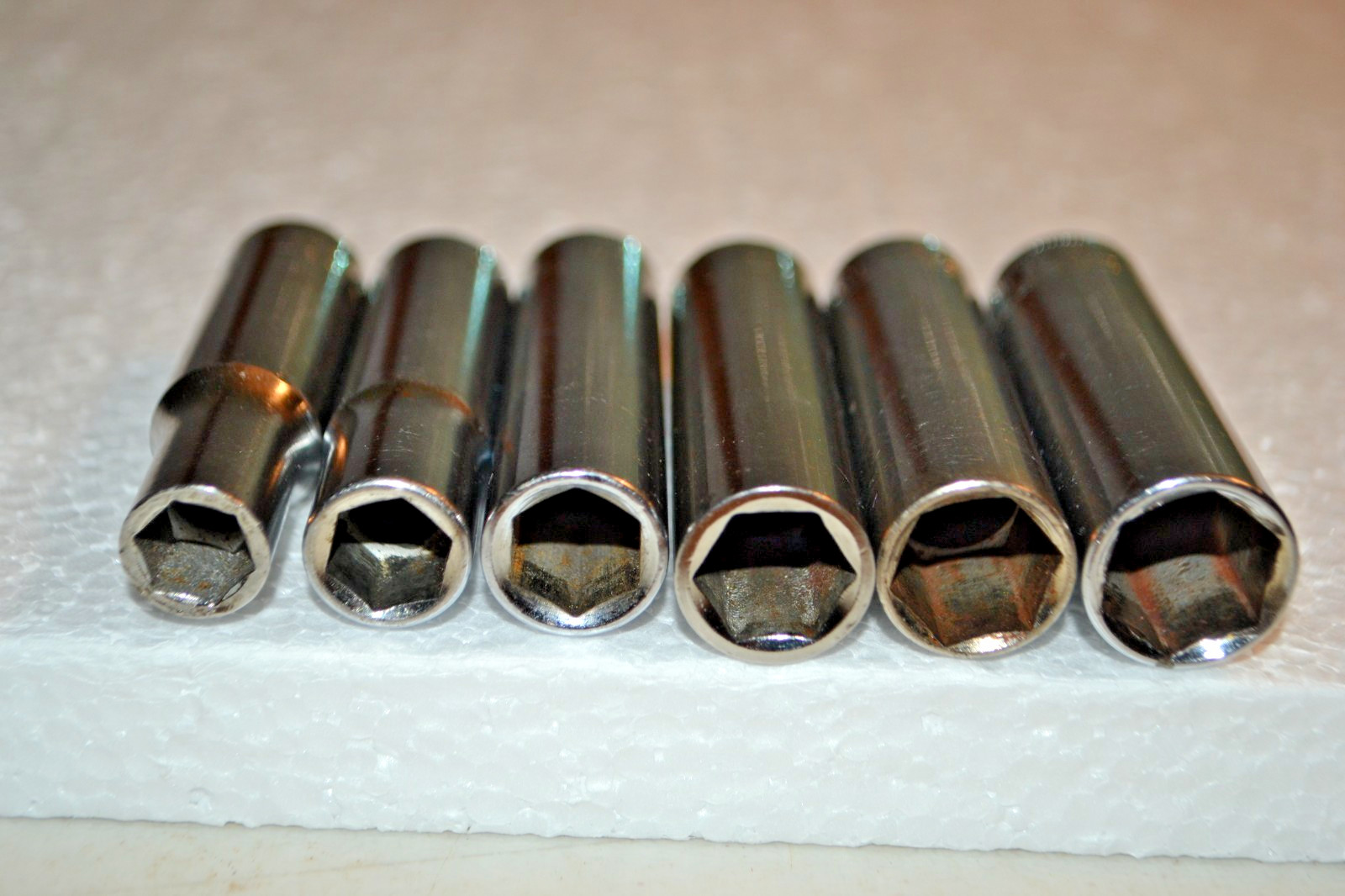 Craftsman Metric 3/8 Drive Deep Well 6 Point 9-19MM Sockets Made in USA 11 Pcs