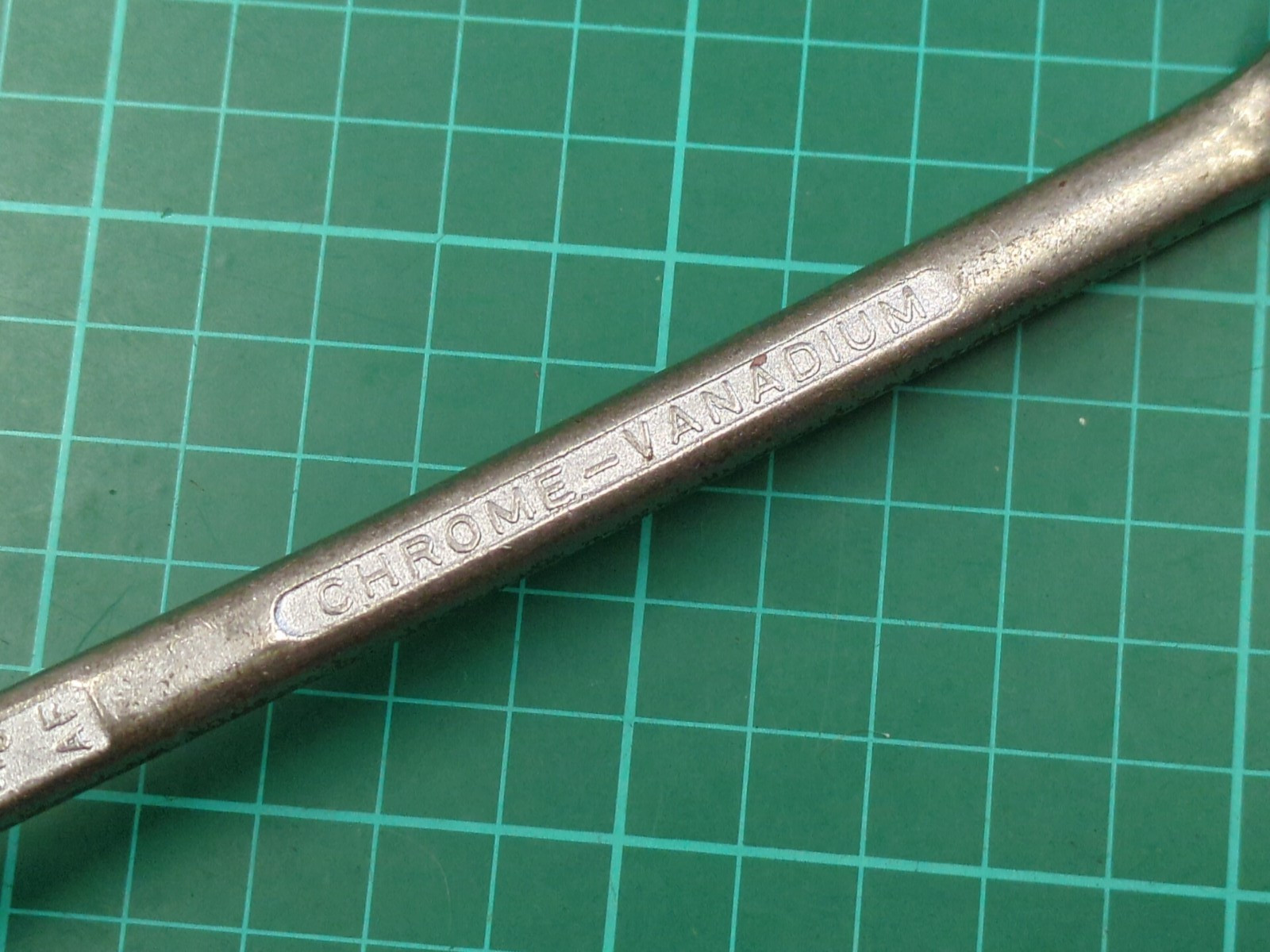 Elora No110, 3/8″ x 7/16″ AF Chrome Vanadium, Offset Ring Spanner, West Germany
