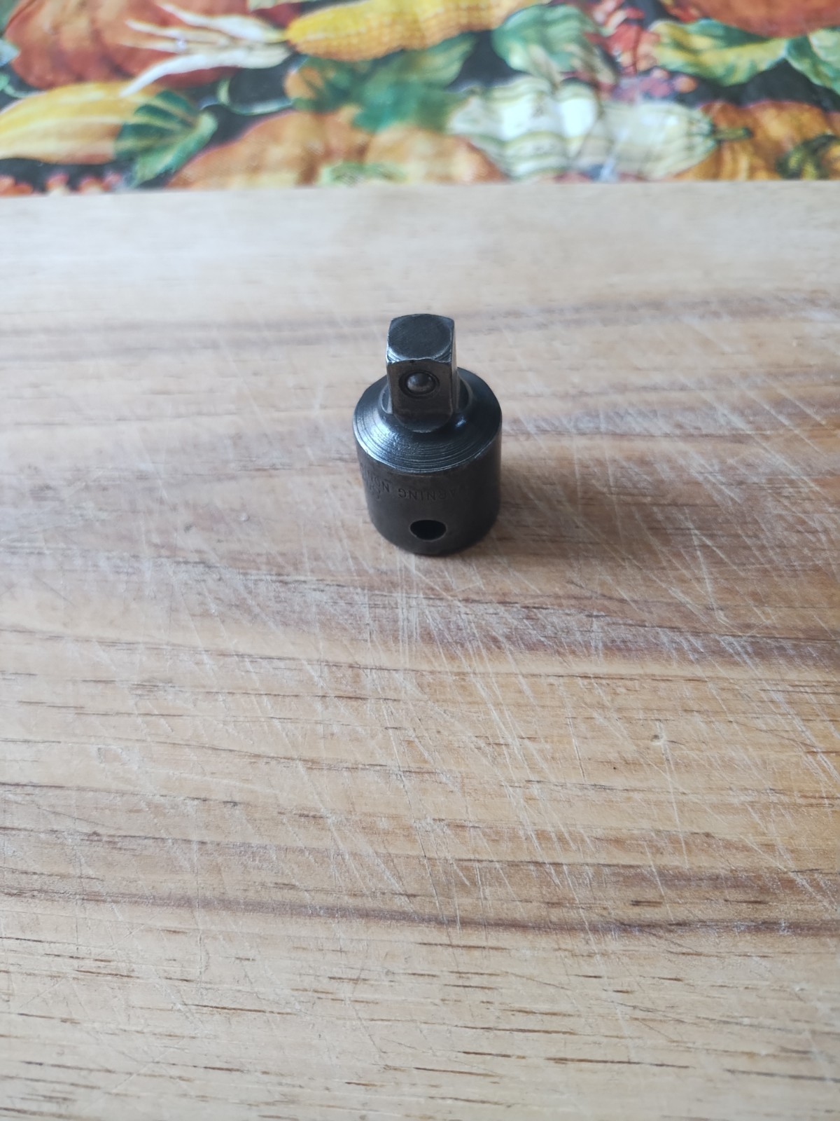 Snap On 1/2″ to 3/8″ Non-Impact Adapter. Part # GAXI. Black Oxide