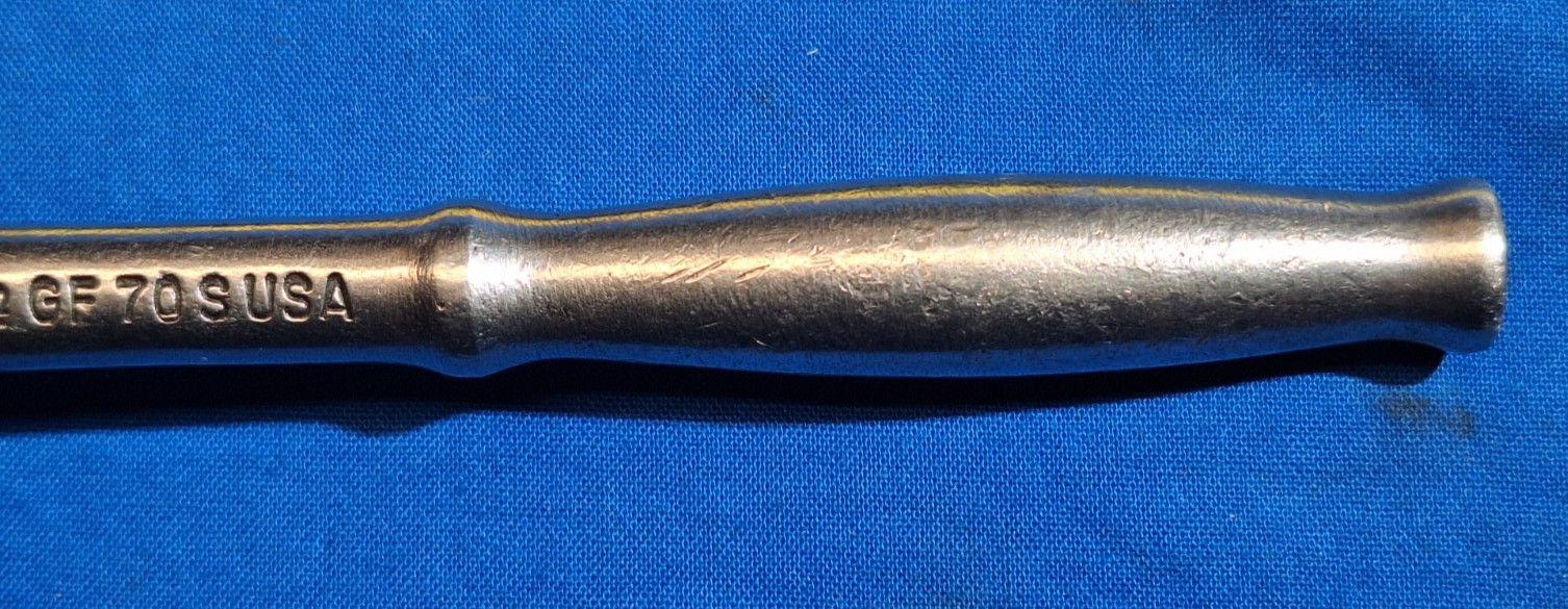 Old Logo Snap-On GF70S 7″ LONG Vintage 3/8″ drive ratchet industrial WORKING